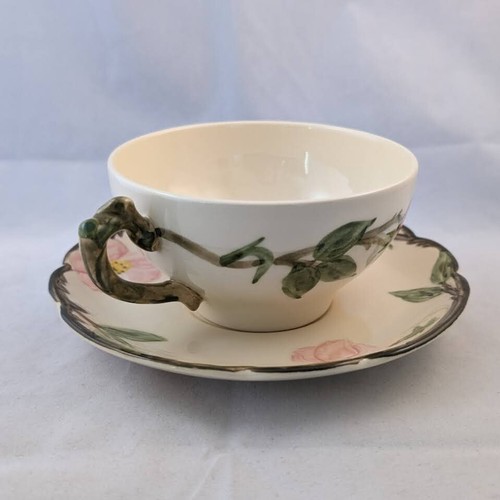 Vintage Franciscan Desert Rose Tea Cup and Saucer - California - Picture 3 of 12