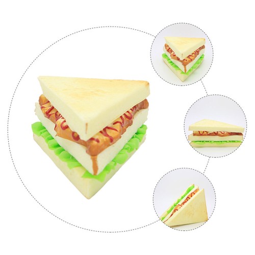 Simulation Fake Sandwich Model Artificial Sandwich Model for Display Artificial - Zdjęcie 10 z 12