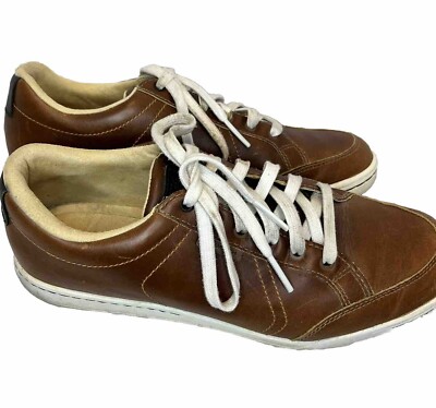 Ashworth Cardiff Mens Brown Leather Golf Shoes G54366 Size US