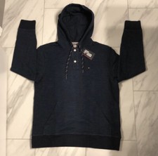 Tommy Hilfiger Men's Pullover Hoodie Navy Blue 119.99 Medium New