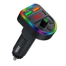 Bluetooth 5.3 FM Transmitter for Car TypeC Dual USB Car Charger MP3 Music Player