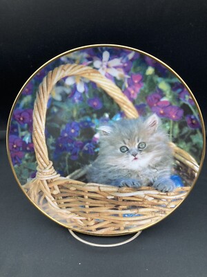 Room For One More Cat Franklin Mint Collector Plate ~