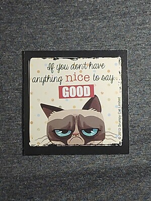 2013 Grumpy Cat Limited Refrigerator Magnet Humours Quotes Cats