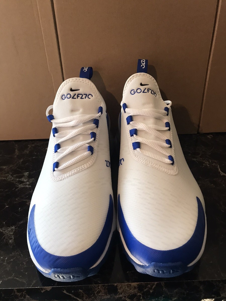 Nike Air Max 270 Men\'s White Blue Golf Shoes CK6483-106 US Size 11.5 s-l400.jpg main image 4
