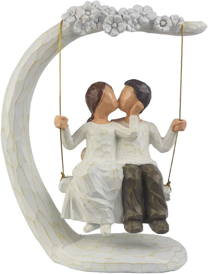 Romantic Couple Figurines in Love, 9