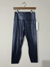 Lululemon Align High Rise Ribbed Pant 25” Shine RARN Size 8 NWT