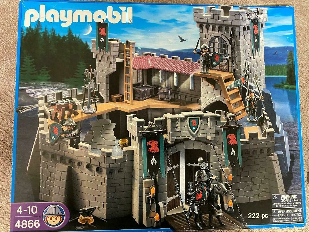 Playmobil Castle - 4866 W/Box & Instructions plus Bonus Red
