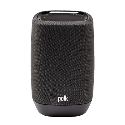 Polk Audio Assist Smart Speaker with the Google Assistant Built-In, schwarz #LG