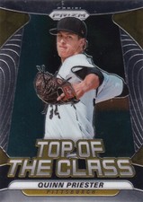 ⚾️ 2020 PANINI PRIZM TOP OF THE CLASS QUINN PRIESTER #TOC-18 PITTSBURGH PIRATES