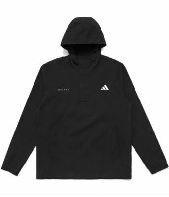 Malbon x Adidas Golf Ripstop Hoodie Men's Large Black