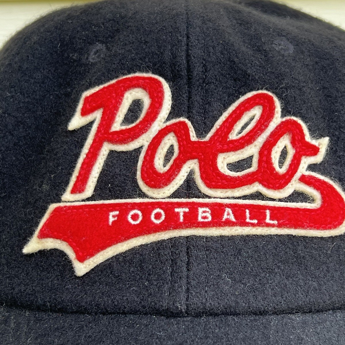 Polo Ralph Lauren FOOTBALL キャップ Polo Ralph Lauren Football Hat Fitted Sz L | eBay