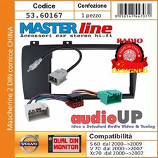 Masque Autoradio 2 DIN Volvo XC70 2000>2007 Cadre Radio Chinois + Accessoires