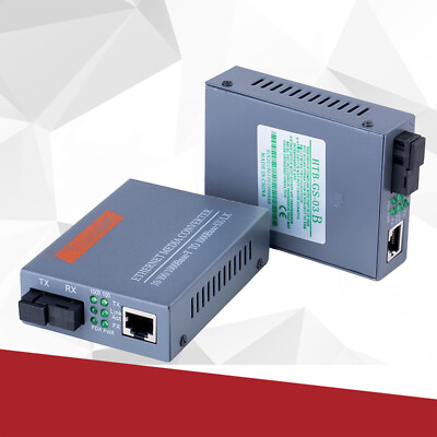 10/100/1000Mbps Gigabit Ethernet to Fiber Optic Optical Media Converter