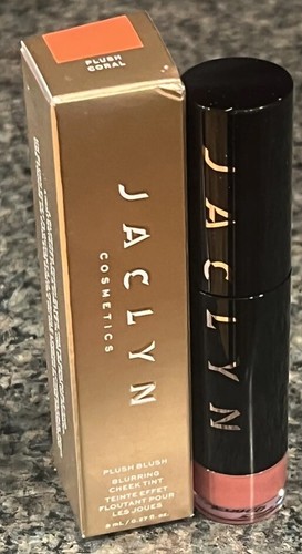 Jaclyn Cosmetics Plush Blush Blurring Cheek Tint Plush Coral Full Size - Picture 1 of 2