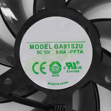 1PCS Fan for 4-pin 0.40A Diameter 86mm Hole Distance 40mm GA91S2U-PFTA