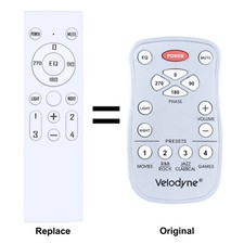 Telecomando di ricambio per Velodyne SPL-800R DEQ-R EQ-MAX8 EQ-MAX10 EQ-MAX12