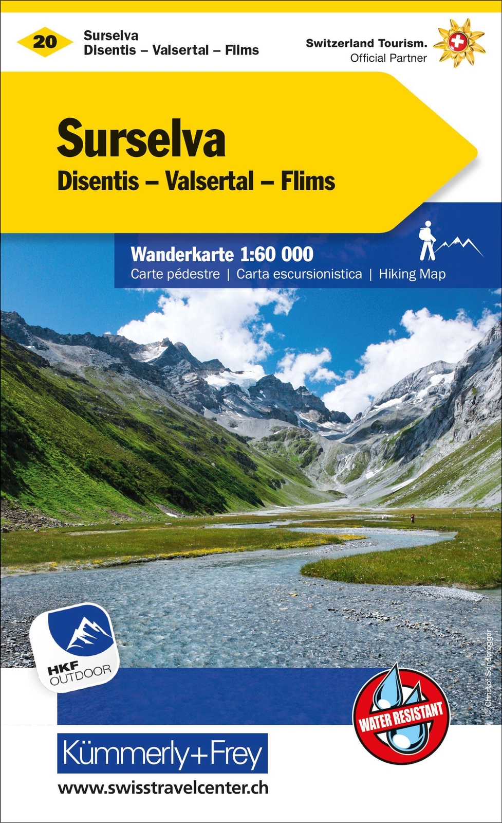 Thumbnail - Surselva Nr. 20 Disentis - Walsertal - Flims, Wanderkarte 1:60 000 |