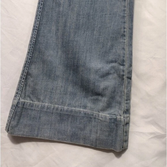 Jeans acampanados vintage Divine Rights of Denim para mujer 27 azul retro años 90 Y2K Foto 3 de 4