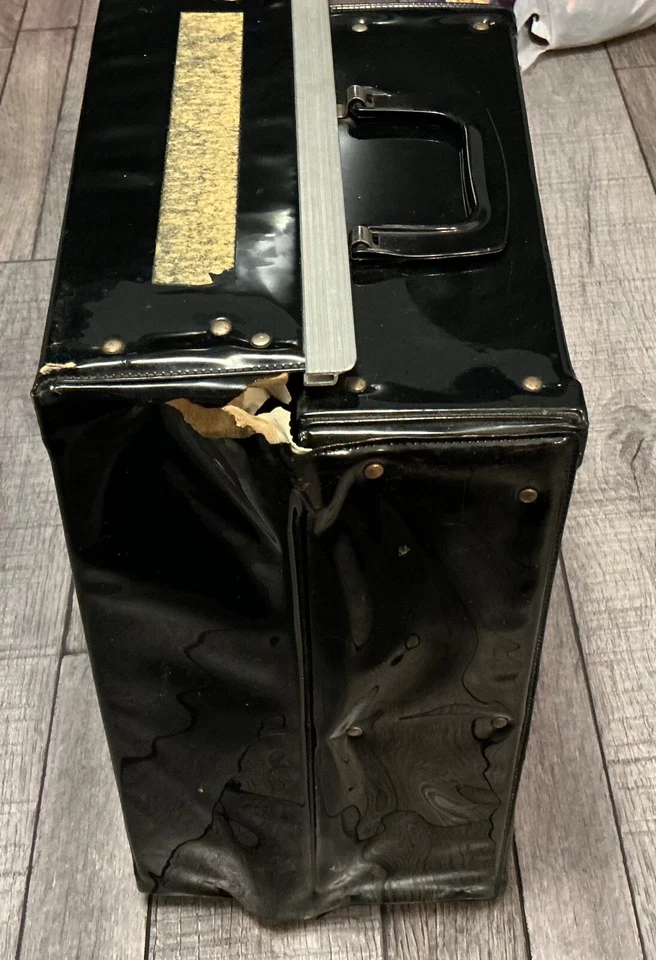 Muñeca Barbie vintage 1964 estuche de transporte armario baúl vinilo con cajones de cartón Foto 2 de 4