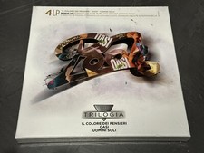 🟢 POOH TRILOGIA BOX SIGILLATO 4 LP UOMINI SOLI LIVE MILANO ! NO CD