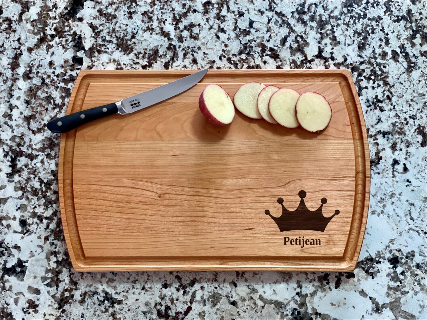 Crown Royalty Cutting Board | Medieval King Queen Charcuterie Board | Custom