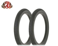 ALTALINE Bicycle 18" x 2.125" ALL BLACK TRUBO TREAD (2) TIRES Bike Slick BMX