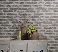Vliestapete Stein Optik Used-Look Industrial Beige Braun Grau 82377 (4,16€/1Qm)