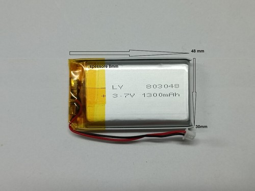 Polimeri Li ion Batteria LiPo per MP3 BT GPS DVD Tablet 3.7 volt per varie mha - Foto 35 di 41
