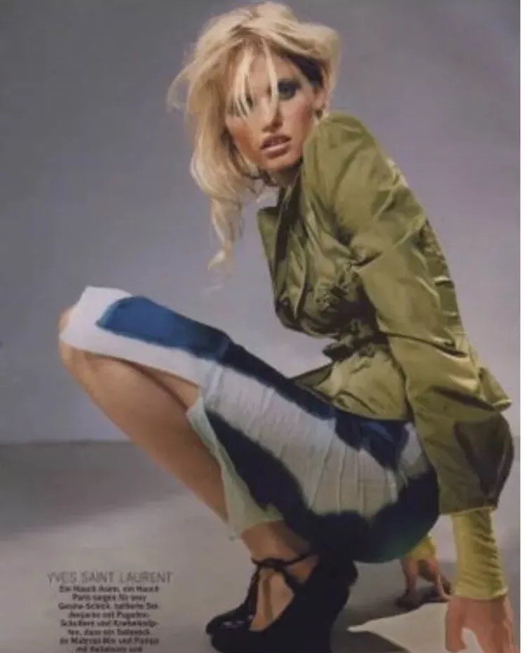 Giacca Pagoda Yves Saint Laurent YSL Tom Ford RUNWAY 2004 Verde Seta FR 36 US 4