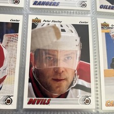 1991-92 Upper Deck New Jersey Devils Hockey Card #113 Peter Stastny