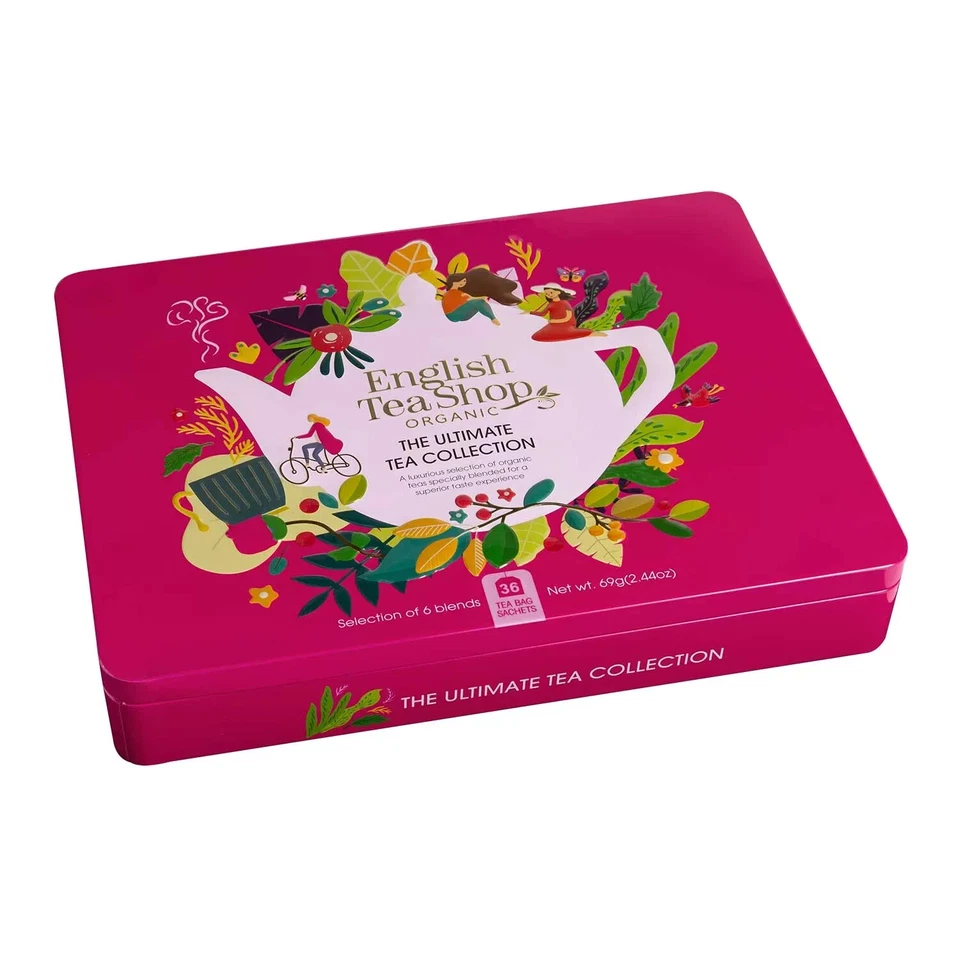 ETS - Tee-Kollektion in edler Metalldose "Ultimate", BIO, 36 Teebeutel - Bild 2 von 4