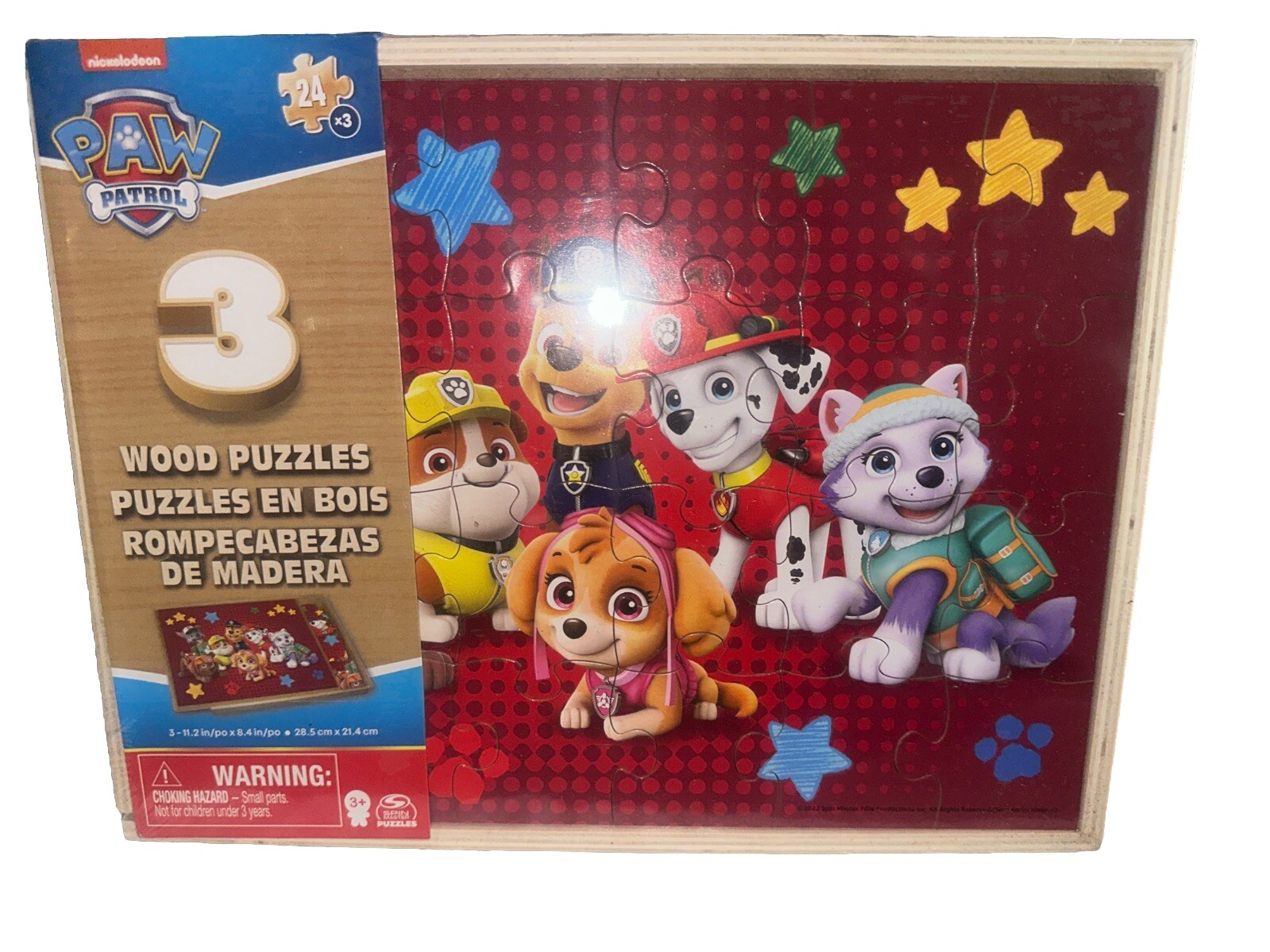 Ravensburger Paw Patrol The Movie 4-in-1 Wooden Jigsaw Puzzles Age 3+