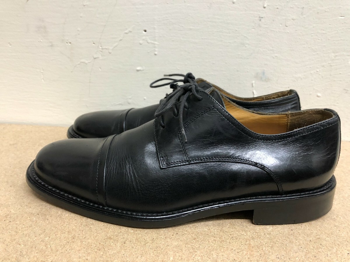Mercanti Fiorentini Black Leather Lace Up Shoes Mens 10.5 M Comfort Italy Mercanti Fiorentini Black Leather Men main image 3
