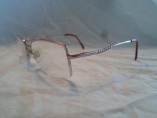 Donna Karan DK3513-B Eyeglasses Eyeglass Sunglasses Frame Half Rimless Jewels