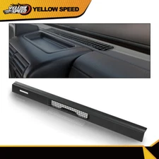 Fit For Jeep Wrangler TJ 1997-2006 Dash Top Cover Defrost Vent Bezel Trim Black