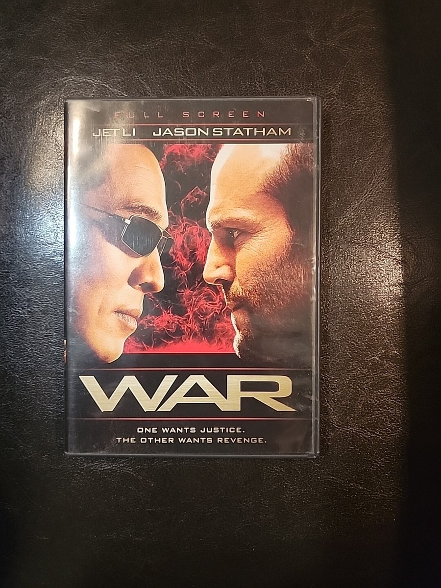 War (DVD, Fullscreen Edition) Jet Li, Jason Statham Pre Owned Free