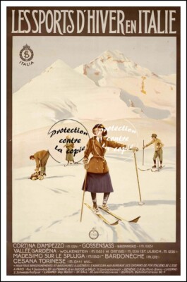 TORINO SPORT INVERNALI Rhbf - POSTER HQ 40x60cm d'une AFFICHE