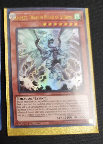 Yu-Gi-Oh! Tempest, Dragon Ruler of Storms [Ultra Rare] RA03-EN011 | eBay