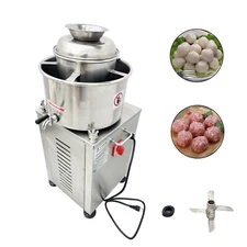 110V Electric Meat Puree Making Machine Pork Beef Fish Meatball Mincer Machine