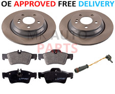 FOR MERCEDES S CLASS S280 S300 S320 S350 REAR BRAKE DISCS AND PADS SET 2005-2013