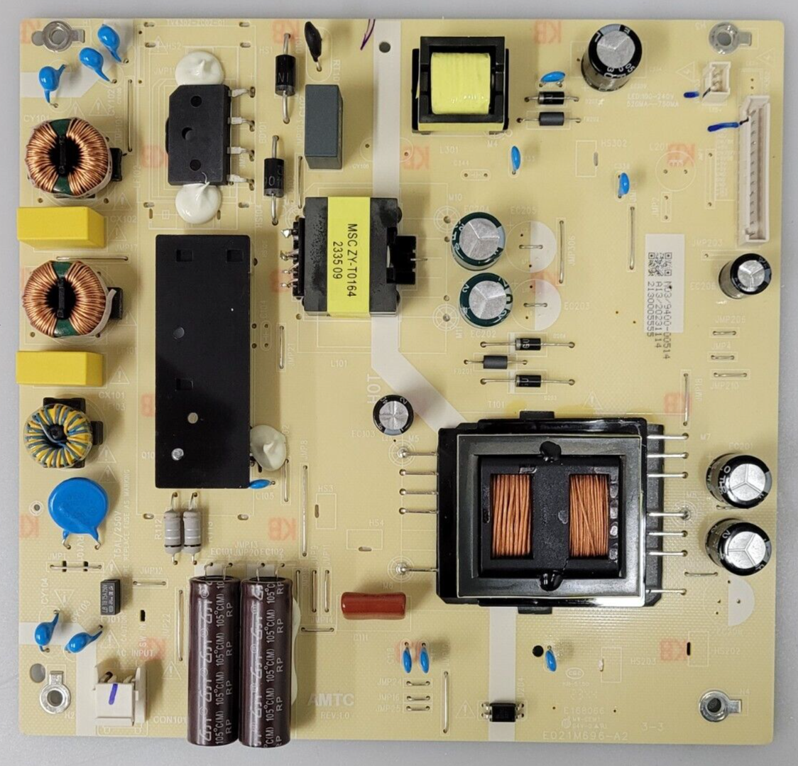 Onn M03 Power Supply Board E021M696-A2, TV4302-ZC02-01 for