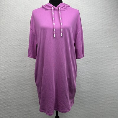 hooded t shirt dress Long Sleeve Womens Dresses Plain Hooded Pockets Pullover Hoodie Dress Tunic Sweatshirt Shift T Shirt Dress Casual Red at Amazon Women's Clothing store