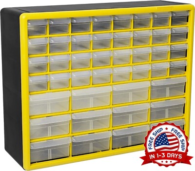 Organizador De Almacenamiento De Hardware Gabinete Para Piezas Con 44 Cajones US