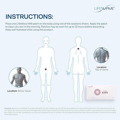Genuine* Lifewave X49 Performance 30 Patches Made in USA Strength