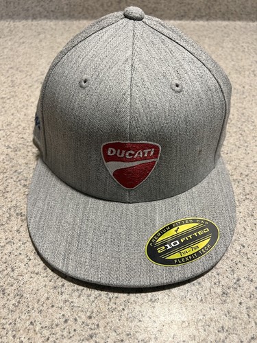 Ducati Shell advance - Hat - Men's M Flexfit M Grey Embroidered 7 1/4 Corse