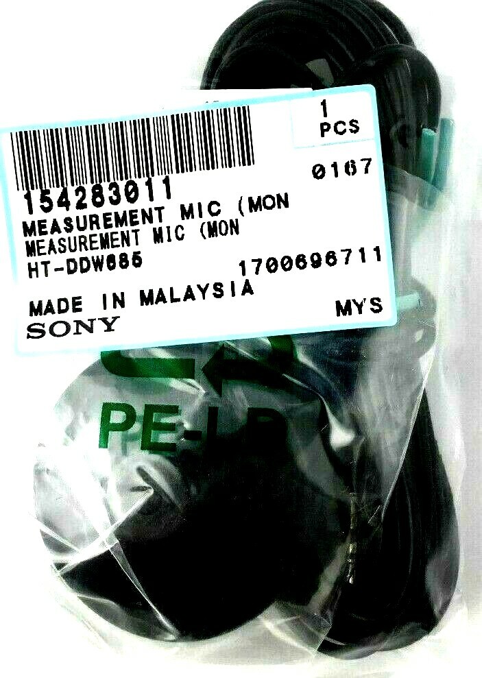  NEW GENUINE OEM SONY ECM-AC2 CALIBRATION MEASUREMENT MICROPHONE 154283011