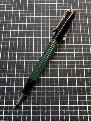 PELIKAN Souveran D300 GREEN-STRIPE