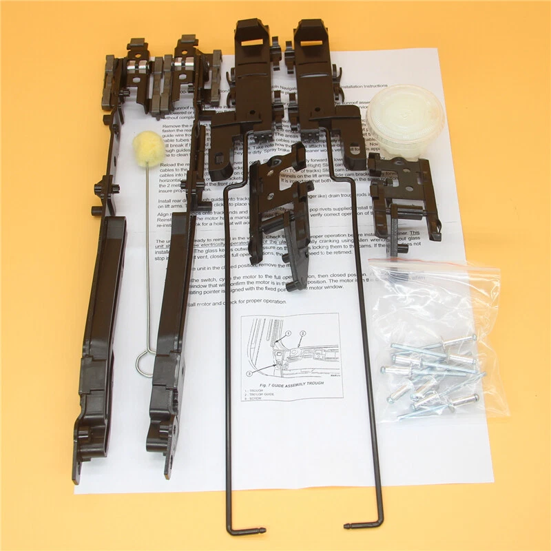 Sunroof Repair Kit fits Ford F150 F250 F350 Expedition 2000-2017 Lincoln Mark LT - Image 3 of 4