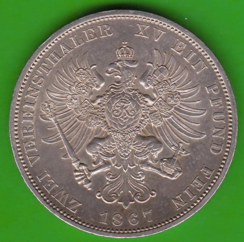 银色1867 年德国硬币| eBay