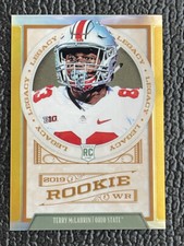 🔥1/1! TERRY MCLAURIN 2019 LEGACY PREMIUM PRIZM GOLD ROOKIE CARD REFRACTOR /25🔥
